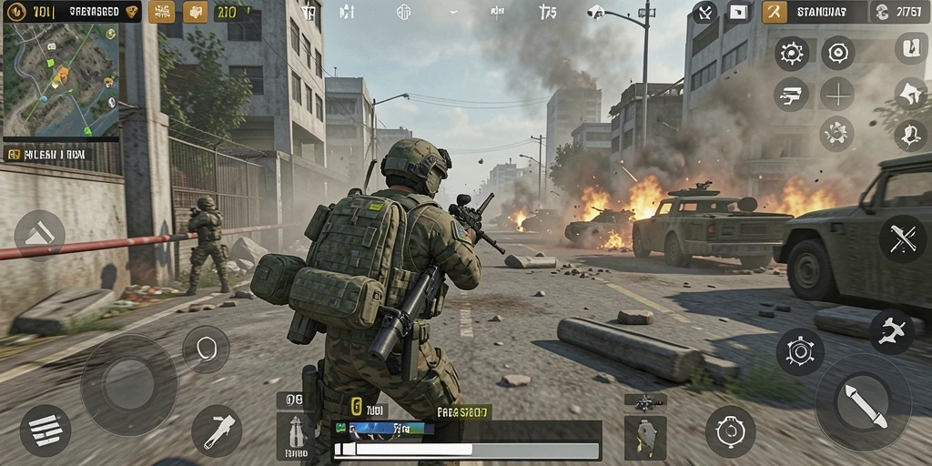 Tangkapan layar gameplay TPS yang mendebarkan dari 2757.