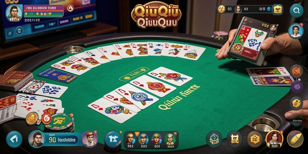 Screenshot utama 9SL menampilkan gameplay QiuQiu yang seru.