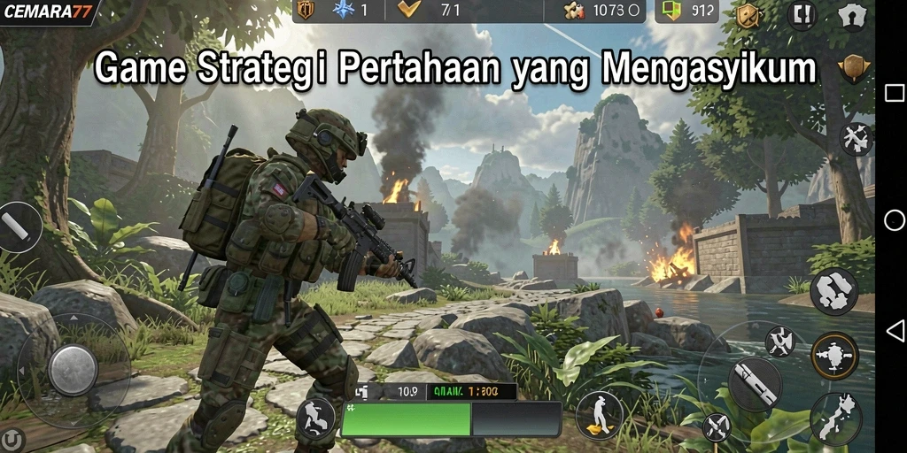 Tampilan gameplay CEMARA77 yang seru dan penuh strategi.