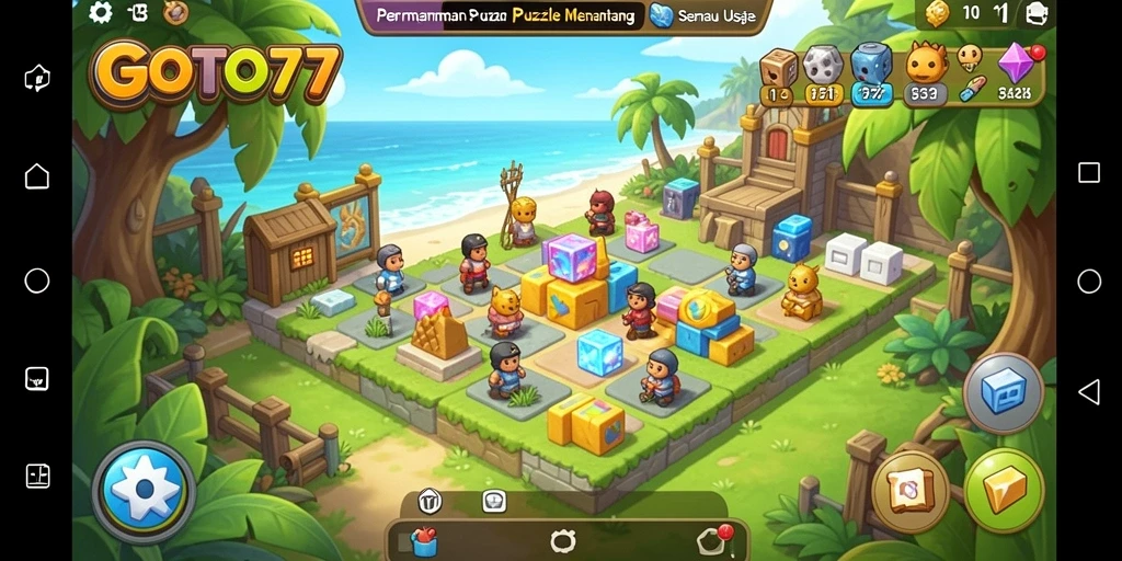 Tampilan gameplay GOTO77 yang menarik dan penuh tantangan.