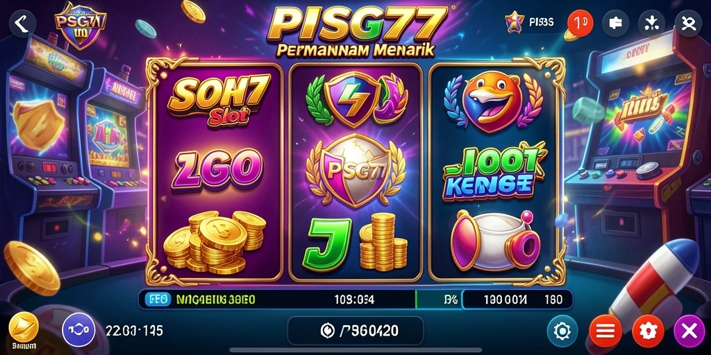 Screenshot gameplay PSG77 menampilkan grafik slot yang menarik.